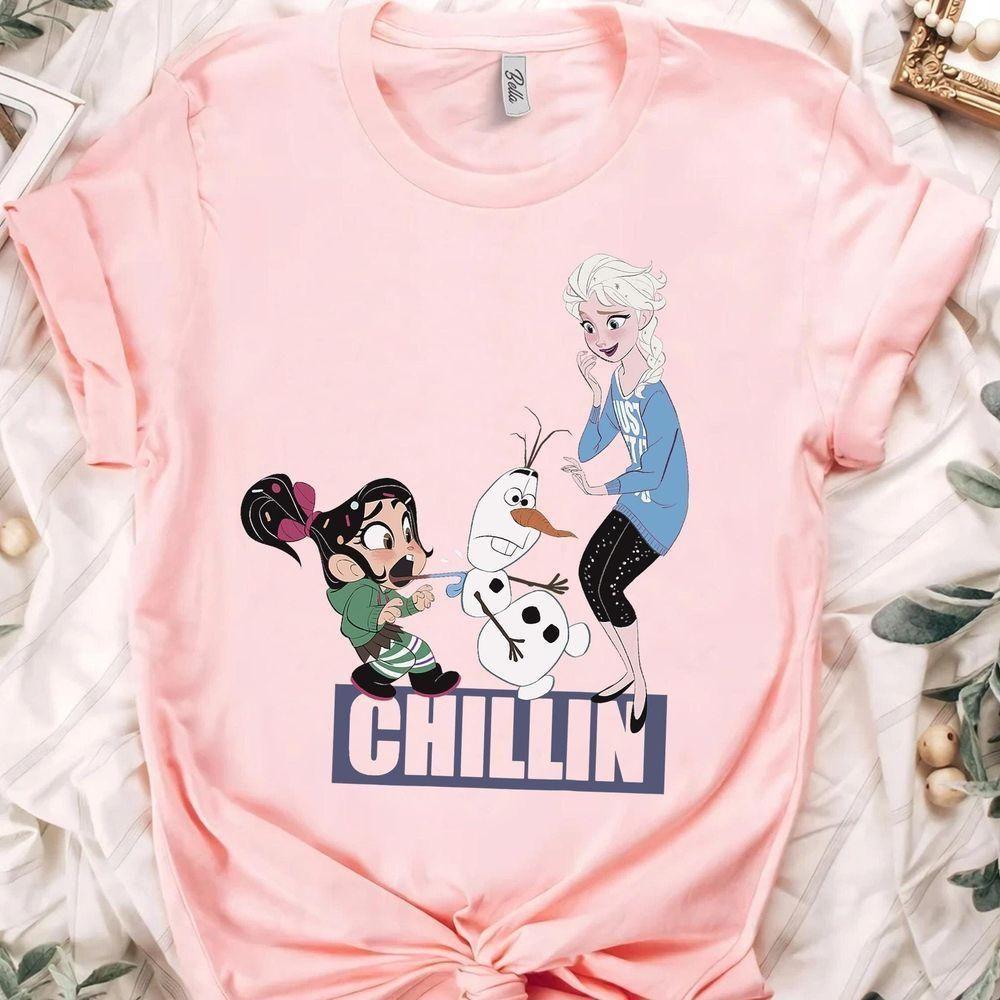 Wreck It Ralph 2 Sarah Princess Elsa Olaf Chillin Funny Disney Vuitino Shirt Wreck It Ralph 2 Sarah Princess Elsa Olaf Chillin Funny Disney Vuitino Shirt